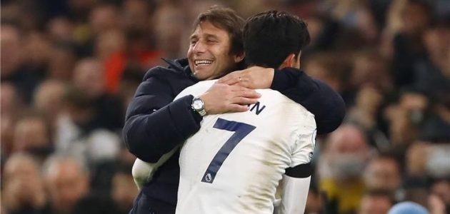 سون هيونج: أشعر بالمسؤولية تجاه رحيل كونتي عن توتنهام